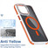 iPhone 12 Pro / 12 Magsafe Dual-Color Transparent Black Lens Holder Phone Case - White
