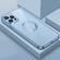 iPhone 12 Pro 9D Electroplated Edge Lens Film Clear PC + TPU Shockproof Case - Sierra Blue