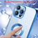iPhone 12 Pro 9D Electroplated Edge Metal Ring Clear PC + TPU Shockproof Case - Black