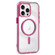 iPhone 12 Pro Acrylic Hybrid TPU Airbag Shockproof MagSafe Phone Case - Rose Red