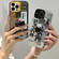 iPhone 12 Pro Astronaut Pattern PC Phone Case - Blue Space Panda