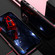 iPhone 12 Pro Aurora Series Lens Protector + Metal Frame Protective Case - Black Blue