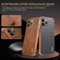 iPhone 12 Pro AZNS Electroplated Frame Crocodile Texture Full Coverage Phone Case - White
