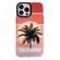 iPhone 12 Pro Beach Coconut Dual-side Laminating Laser Frosted Phone Case - Red Yellow
