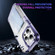 iPhone 12 Pro Card Holder Acrylic Hybrid TPU Phone Case - Transparent Purple