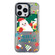 iPhone 12 Pro Christmas Series PC Full Coverage Pattern Phone Case - CK044 Black