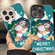 iPhone 12 Pro Christmas Series PC Full Coverage Pattern Phone Case - CK044 Black