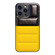 iPhone 12 Pro Color Block Down Jacket Phone Case - Black Yellow