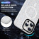 iPhone 12 Pro Colorful Ink-splash Magsafe PC Hybrid TPU Phone Case - White