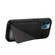 iPhone 12 Pro D04 Calf Texture Dual Card Slot Holder Phone Case - Black