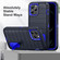iPhone 12 Pro Defender Gen2 Rugged PC + Silicone Phone Case with Holder - Dark Blue