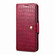 iPhone 12 Pro Denior Crocodile Texture Oil Edge Leather Phone Case - Rose Red