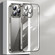 iPhone 12 Pro Electroplated Glass Goggles Phone Case - Black