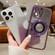 iPhone 12 Pro Electroplated Holder Gradient Glitter MagSafe Phone Case - Purple