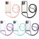 iPhone 12 Pro Electroplating Hawkeye Phone Case with Lanyard - Pink