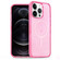 iPhone 12 Pro Glitter Powder TPU Hybrid PC MagSafe Phone Case - Pink