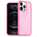iPhone 12 Pro Glitter Powder TPU Hybrid PC Phone Case - Pink