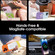 iPhone 12 Pro Gradient TPU MagSafe Holder Phone Case - Gray Purple