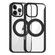 iPhone 12 Pro High Transparency 360 Degree Rotating Holder MagSafe Phone Case - Black