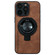 iPhone 12 Pro i.Crystal Lambskin Fulcrum Support Phone Case - Brown