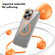 iPhone 12 Pro Ice Feel HD Transparent MagSafe PC Full Coverage Phone Case - Orange