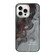 iPhone 12 Pro Illustration Pattern Radiation Design Full Coverage Shockproof Phone Case - Wash Painting