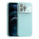 iPhone 12 Pro Large Window Acrylic Lens Film + Liquid Silicone Full Coverage Phone Case - Sky Blue