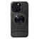 iPhone 12 Pro Lens Bracket Metal Heat Dissipation MagSafe Phone Case - Black