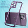 iPhone 12 Pro Macaron PC Phone Pure Border Frame with Lens Glass Film - Green
