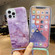 iPhone 12 Pro Marble Pattern Lanyard Phone Case - 5