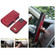 iPhone 12 Pro Multi-functional Zipper Wallet Leather Phone Case - Red