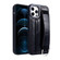 iPhone 12 Pro Photo Frame Card Wallet Wrist Strap Holder Back Cover Phone Case - Black