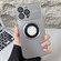 iPhone 12 Pro Plating Large Window MagSafe Phone Case - Gray