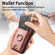 iPhone 12 Pro Retro Splitable Magnetic Stand Card Bag Leather Phone Case - Pink