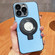 iPhone 12 Pro Skin Feel Armor Magnetic Holder Phone Case - Sky Blue
