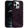 iPhone 12 Pro Skin Feel Denim Leather MagSafe Phone Case - Eggplant Purple