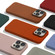 iPhone 12 Pro Skin Feel Leather Texture MagSafe Magnetic Phone Case - Grey