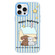 iPhone 12 Pro Skin Feeling Jelly TPU Hybrid PC Phone Case - Dog Blue