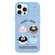 iPhone 12 Pro Skin Feeling Jelly TPU Hybrid PC Phone Case - Little Monster Blue