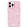 iPhone 12 Pro Skin Feeling Jelly TPU Hybrid PC Phone Case - Love Bow Pink