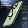 iPhone 12 Pro Skin-feel MagSafe Holder PC Hybrid TPU Phone Case - Green