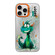 iPhone 12 Pro Splash-ink AI Cute Dragon PC Hybrid TPU Phone Case - Green Dragon