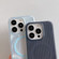 iPhone 12 Pro Striped Skin Feel Magnetic Magsafe Phone Case - Black