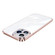 iPhone 12 Pro SULADA Diamond Lens Protector Plated Frosted Case - Pink