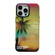 iPhone 12 Pro SUNSET Coconut Tree Dual-side Laminating Laser Phone Case - Yellow