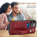 iPhone 12 Pro Suteni 215 Wrist Strap PU Phone Case - Red