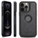 iPhone 12 Pro Suteni G1 Magsafe Leather Back Phone Case - Black