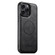 iPhone 12 Pro Suteni G5 Cowhide Leather MagSafe Magnetic Phone Case - Black