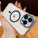 iPhone 12 Pro Transparent MagSafe Phone Case with Lens Film - Blue