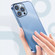 iPhone 12 Pro Wing Plating Series Semi-transparent Frosted Phone Case - Sierra Blue